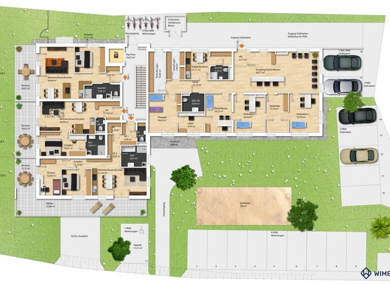 Wohnung zum Kauf - Erstbezug 324.800 € 3 Zimmer 81 m² 1. Geschoss Königswiesen 4280