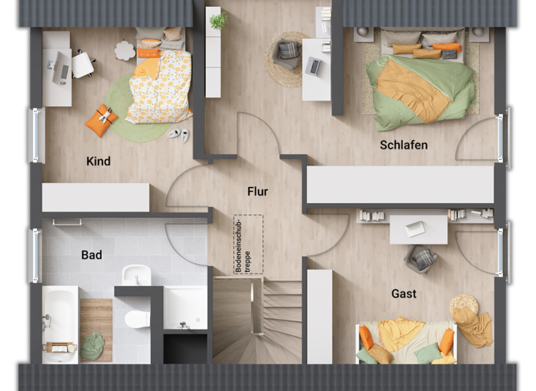 Einfamilienhaus zum Kauf provisionsfrei 409.390 € 4 Zimmer 130 m² 400 m² Grundstück Siedlerweg 46 Dröschederfeld Iserlohn 58638
