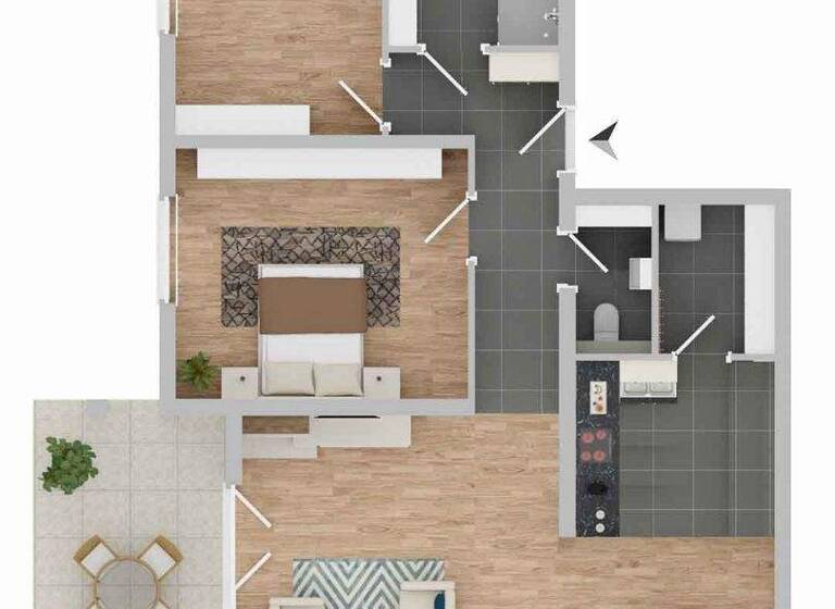 Wohnung zum Kauf - Erstbezug provisionsfrei 575.400 € 3 Zimmer 107 m² 2 Geschosse frei ab 31.12.2027 Gunkelsrainstraße 6+6a Alzenau 63755