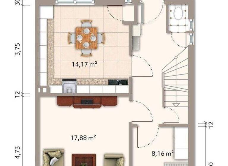 Doppelhaushälfte zum Kauf 116.500 € 4 Zimmer 106,4 m² 680 m² Grundstück frei ab sofort Eckartsberg 02763