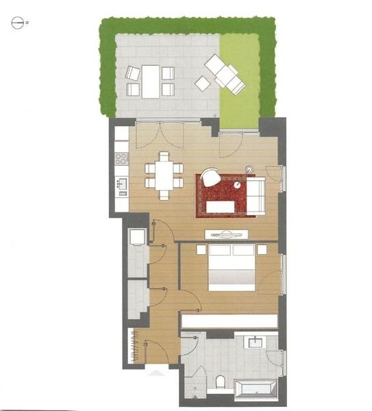 Wohnung zur Miete 700 € 2 Zimmer 75,4 m²<br/>Wohnfläche ab sofort<br/>Verfügbarkeit Am Klostergarten 12 Junkersdorf Köln 50858