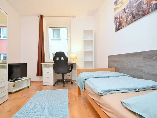 WG-Zimmer zur Miete auf Zeit 495 € 13 m² 1. Geschoss frei ab sofort Lorenz Nürnberg 90402