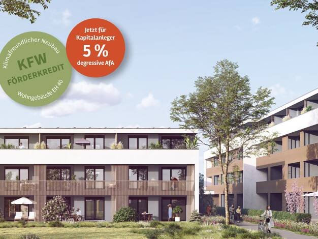 Wohnung zum Kauf - Neubau provisionsfrei 270.000 € 2 Zimmer 61 m² 1. Geschoss Brückenweg 17 Breitengüßbach Breitengüßbach 96149