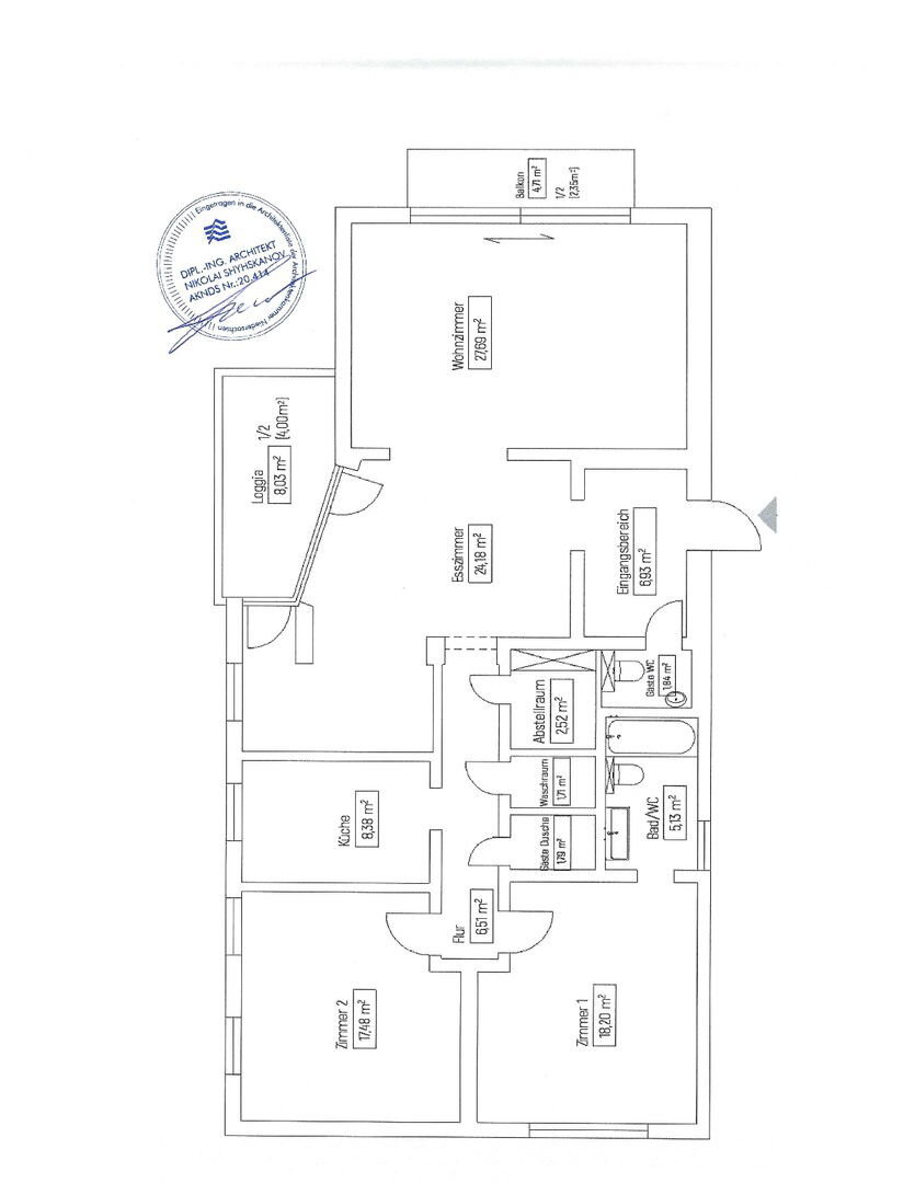 Wohnung zum Kauf provisionsfrei 650.000 € 4 Zimmer 129 m²<br/>Wohnfläche 2.<br/>Geschoss Geibelstr. 107 Südstadt Hannover 30173