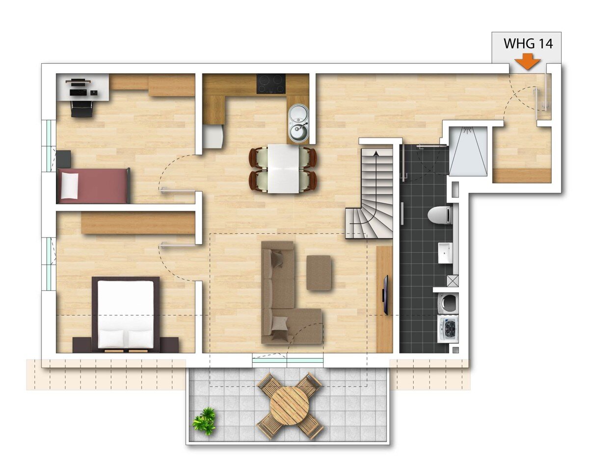 Wohnung zum Kauf 415.000 € 5 Zimmer 123,8 m²<br/>Wohnfläche Erkheim Erkheim 87746