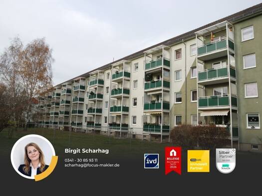 Wohnung zur Miete 625 € 4 Zimmer 72,4 m² 1. Geschoss Leonhard-Frank-Straße 17 Sellerhausen-Stünz Leipzig 04318