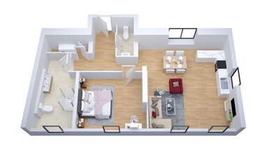 Wohnung zur Miete 1.080 € 2,5 Zimmer 84 m² 2. Geschoss frei ab sofort Rüdesheimer Straße 6 Bad Kreuznach Bad Kreuznach 55543