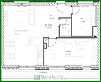 Wohnung zur Miete 850 € 2 Zimmer 71,6 m² frei ab 01.07.2025 Wittlich Wittlich 54516