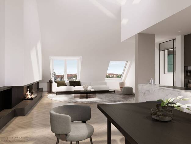 Wohnung zum Kauf - Neubau provisionsfrei 3.995.000 € 3 Zimmer 148,9 m² Dachgeschoss, 5. Geschoss Bismarckstraße 26 München 80803