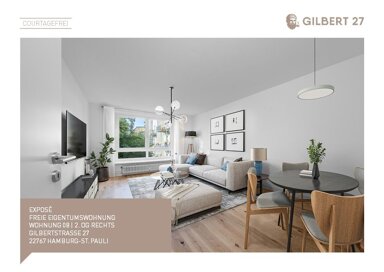 Wohnung zum Kauf provisionsfrei 365.000 € 2 Zimmer 52,6 m² 2. Geschoss frei ab sofort Gilbertstraße 27 St.Pauli Hamburg 22767