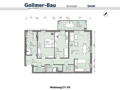 Wohnung zum Kauf 396.400 € 3 Zimmer 108,5 m² 1. Geschoss Kleekampsweg 2 Fallersleben Wolfsburg 38442