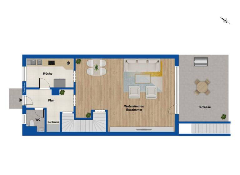 Reihenmittelhaus zum Kauf 395.000 € 4 Zimmer 115,7 m² 196 m² Grundstück Hausen-Arnsbach Neu-Anspach 61267