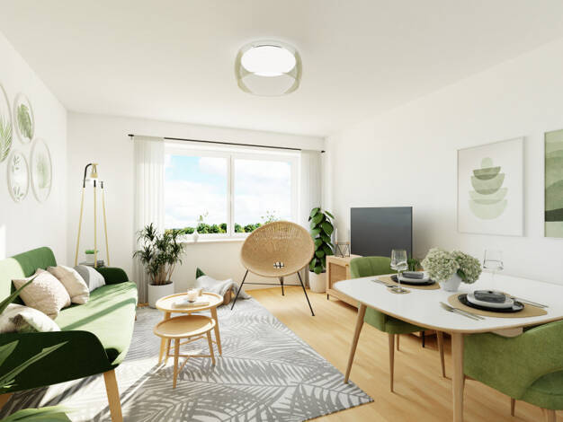 Wohnung zur Miete 368 € 3 Zimmer 58,4 m² 1. Geschoss Zschopauer Str. 98 Bernsdorf Chemnitz 09126