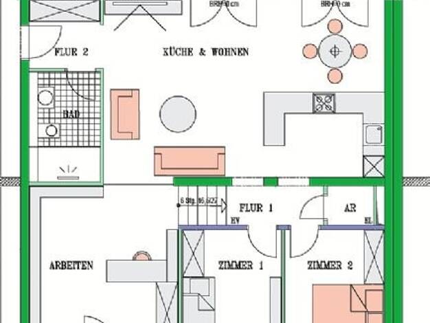 Terrassenwohnung zum Kauf provisionsfrei 370.000 € 4 Zimmer 103,2 m² EG Fettenvorstadt Greifswald 17489