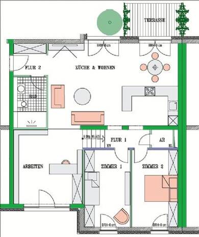 Terrassenwohnung zum Kauf provisionsfrei 370.000 € 4 Zimmer 103,2 m² EG Fettenvorstadt Greifswald 17489