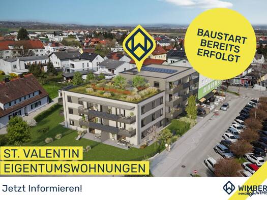 Wohnung zum Kauf - Erstbezug 360.700 € 3 Zimmer 68 m² Brunhildstraße 9 St. Valentin 4300