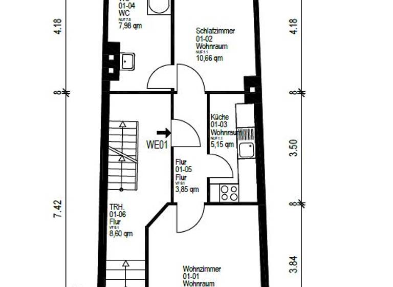 Mehrfamilienhaus zum Kauf 345.000 € 8 Zimmer 181,5 m² 152 m² Grundstück Poeler Straße 36 Wismar-Ost Wismar 23970