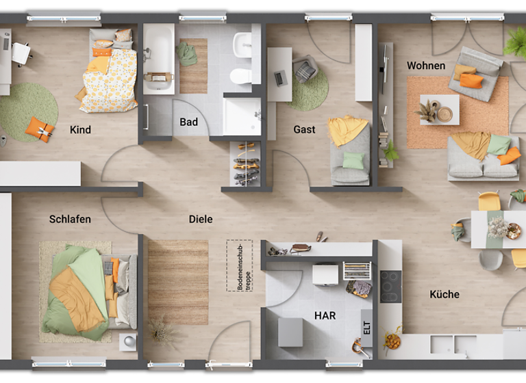 Bungalow zum Kauf provisionsfrei 310.920 € 4 Zimmer 102 m² 800 m² Grundstück Prestewitz Bad Liebenwerda 04924