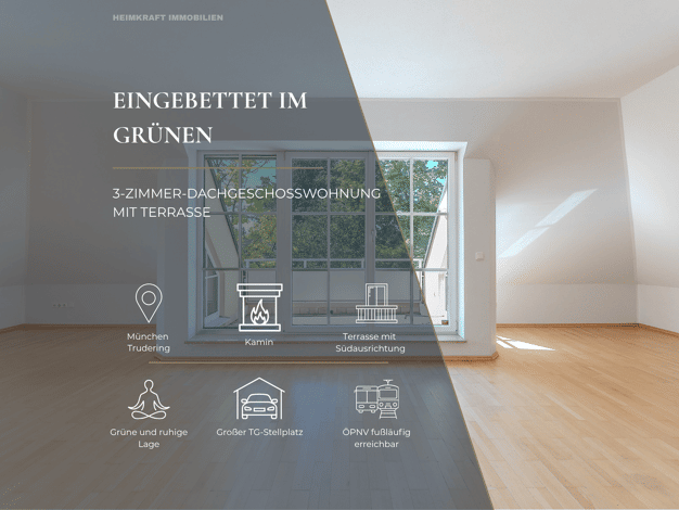 Wohnung zum Kauf 595.000 € 3 Zimmer 77,1 m² 2. Geschoss Trudering-Riem München 81827