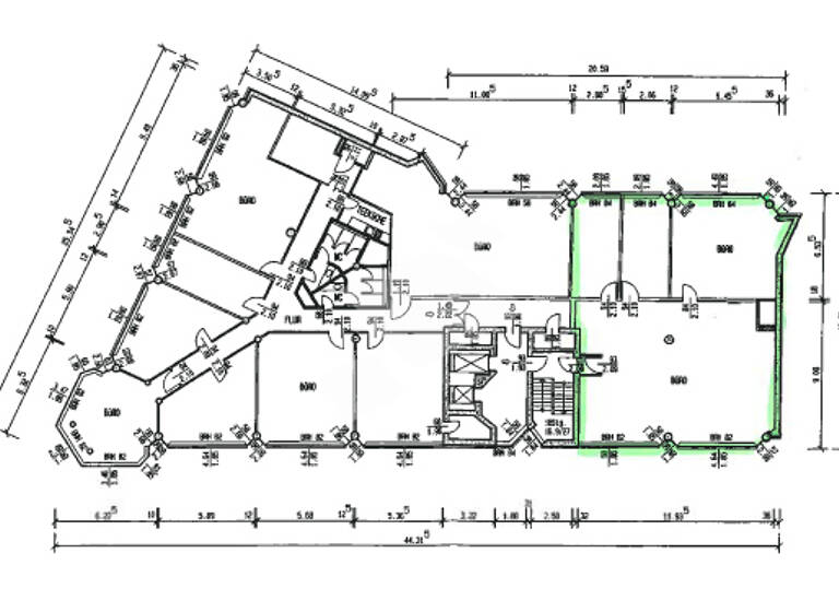 Bürofläche zur Miete 12,50 € 411 m² Bürofläche Unterbilk Düsseldorf 40213