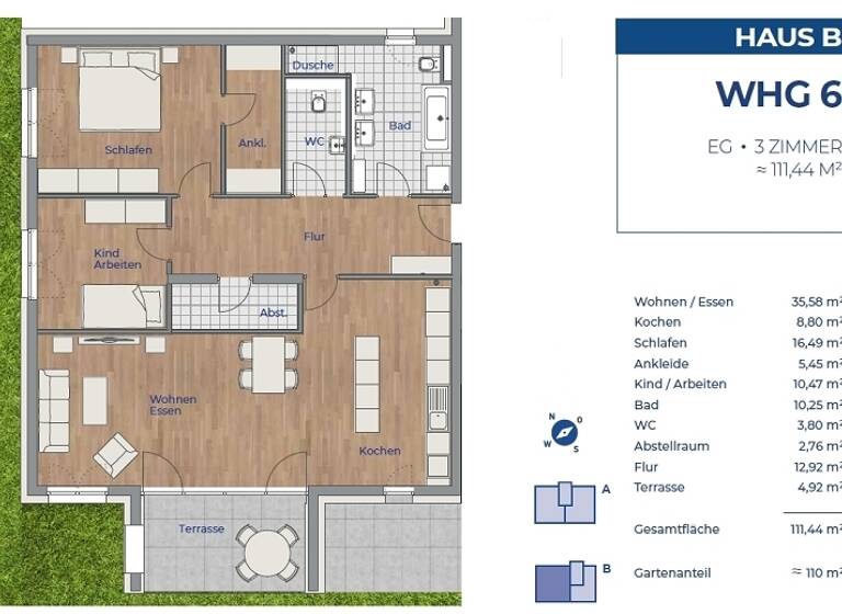 Wohnung zum Kauf provisionsfrei 551.630 € 3 Zimmer 111,4 m² EG frei ab sofort Heitersheim 79423