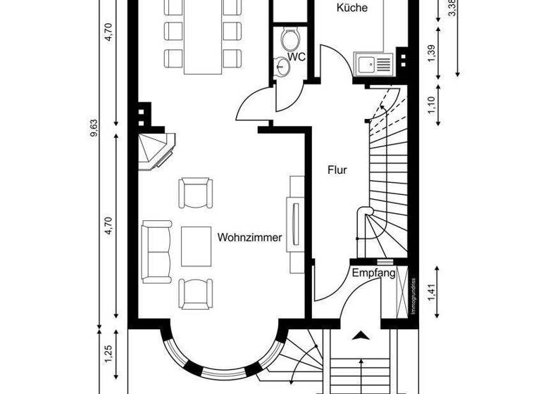 Stadthaus zum Kauf 825.000 € 5,5 Zimmer 123 m² 299 m² Grundstück Heimfeld Hamburg / Heimfeld 21075