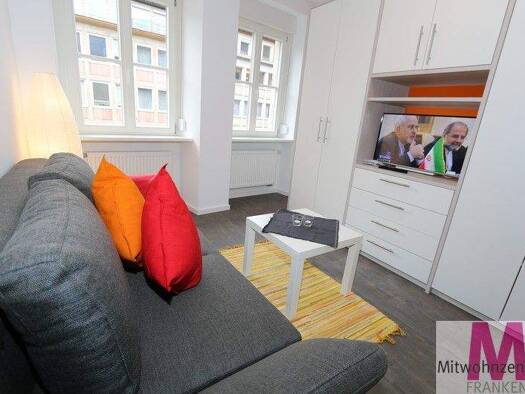 Studio zur Miete Wohnen auf Zeit 990 € 1 Zimmer 36 m² frei ab 01.05.2026 Lorenz Nürnberg 90402