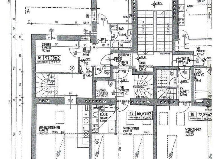 Wohnung zur Miete 1.183 € 3 Zimmer 97,8 m² 5. Geschoss frei ab 01.05.2026 Wien 1060