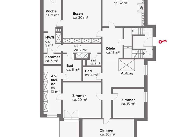 Stadthaus zum Kauf 7.500.000 € 12 Zimmer 567 m² 1.168 m² Grundstück Harvestehude Hamburg 20149