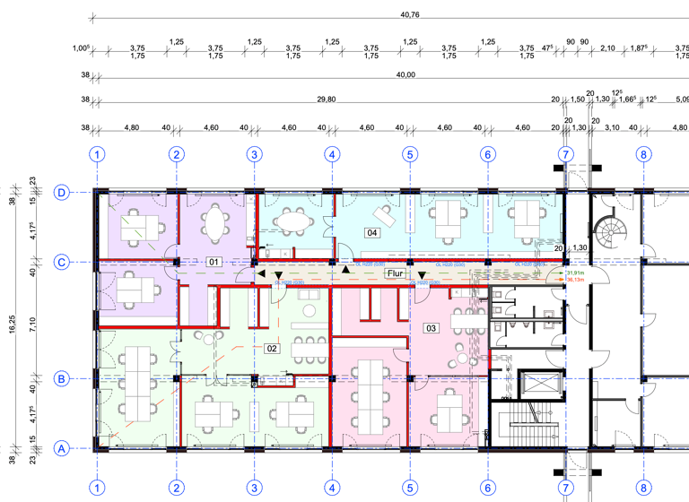 Bürofläche zur Miete - Erstbezug provisionsfrei 13,50 € 100 m² Bürofläche Kleinmachnow 14532