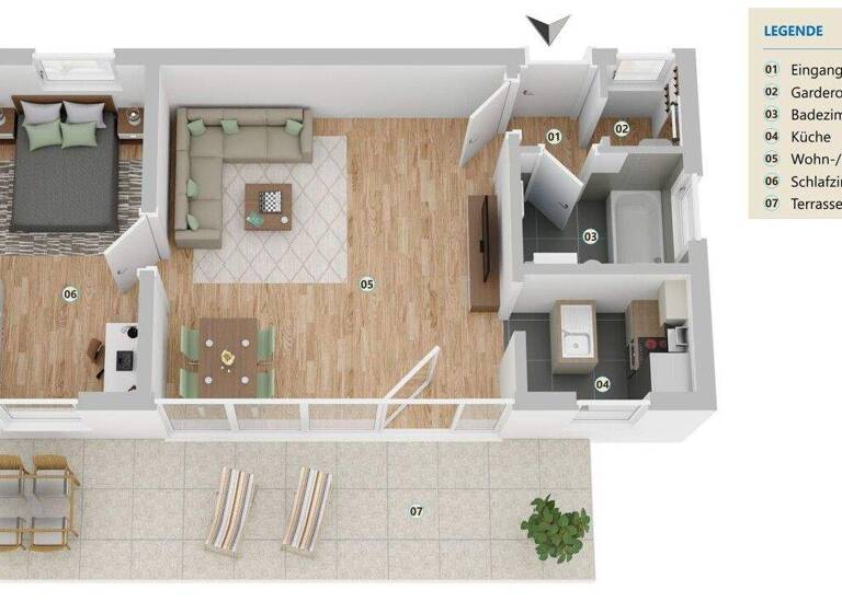 Haus zum Kauf 129.000 € 2 Zimmer 54 m² 1.448 m² Grundstück Lindwedel 29690