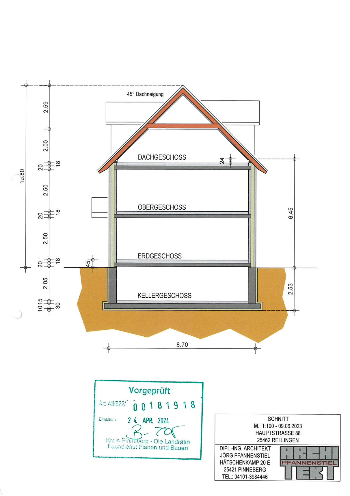 Grundstück zum Kauf 699.000 € 1.382 m²<br/>Grundstück Rellingen 25462