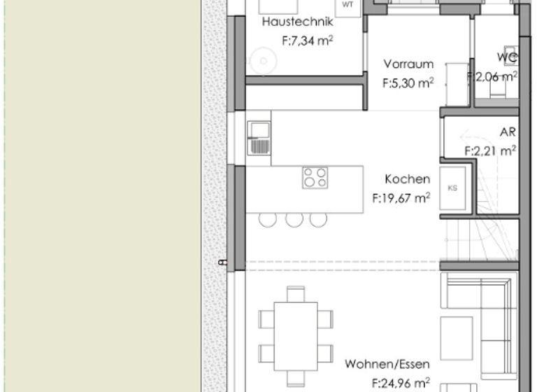 Doppelhaushälfte zum Kauf - Erstbezug 480.000 € 4 Zimmer 124,4 m² 514,4 m² Grundstück Horn 3580
