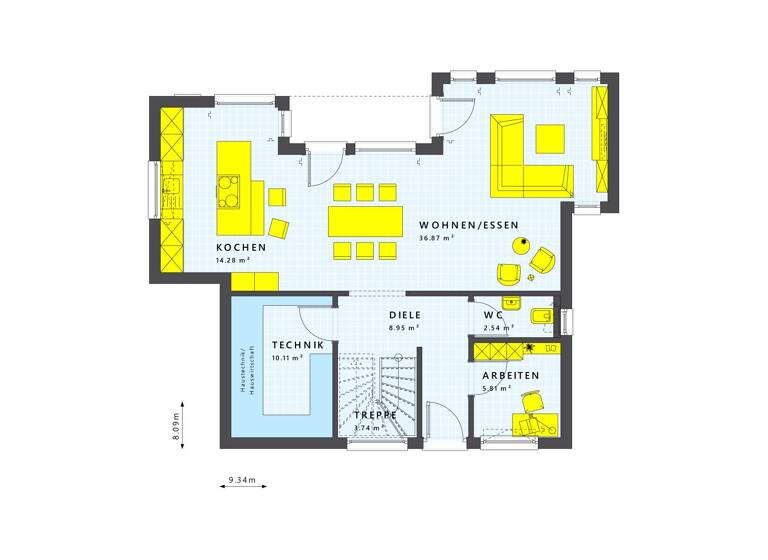 Einfamilienhaus zum Kauf 768.944 € 5 Zimmer 147 m² 350 m² Grundstück Holzlar Bonn 53229