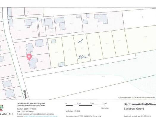 Grundstück zum Kauf 190.520 € 866 m² Grundstück Barleben 39179