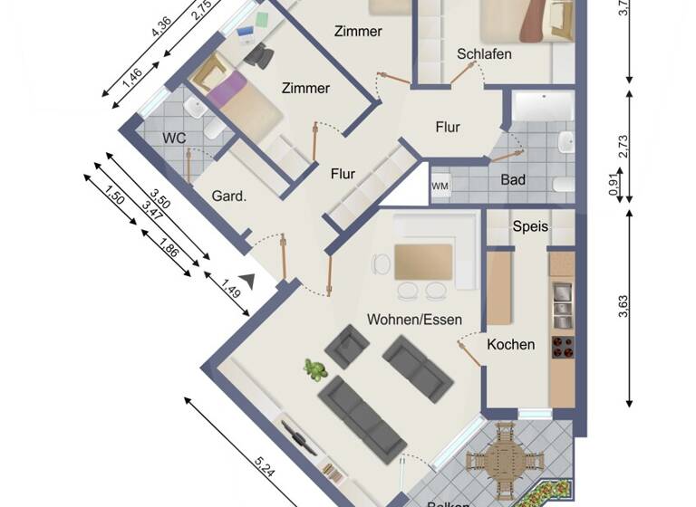 Wohnung zum Kauf 360.000 € 4 Zimmer 105,7 m² Nördlingen 86720