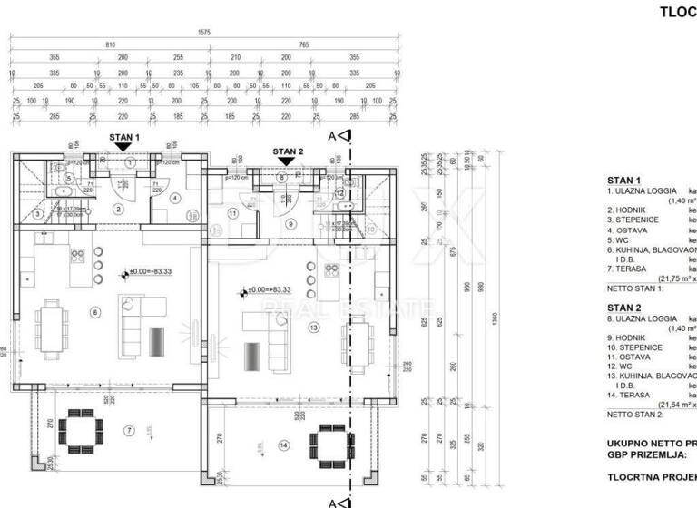 Wohnung zum Kauf 750.000 € 4 Zimmer 152 m² Malinska-Dubasnica