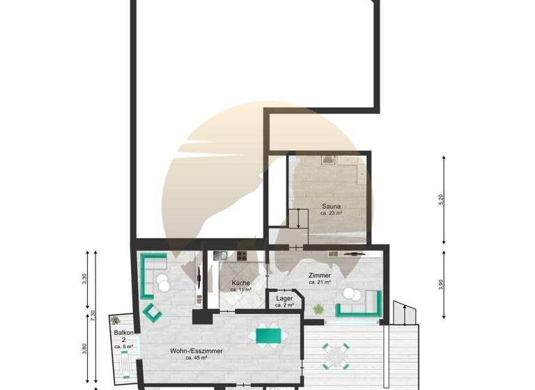 Gewerbeobjekt zum Kauf als Kapitalanlage geeignet 850.000 € 26 Zimmer 1.115 m² 2.376 m² Grundstück Neusatz Bühl 77815