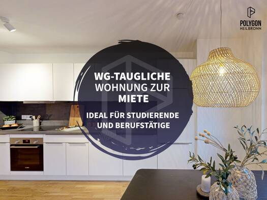 Wohnung zur Miete - Erstbezug 1.390 € 3 Zimmer 84,5 m² 3. Geschoss Happelstraße 41 Heilbronn 74074