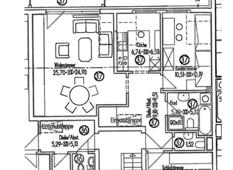 Maisonette zur Miete 725 € 4 Zimmer 93 m² 2. Geschoss frei ab sofort Lampertsgraben 6 Haßfurt 97437