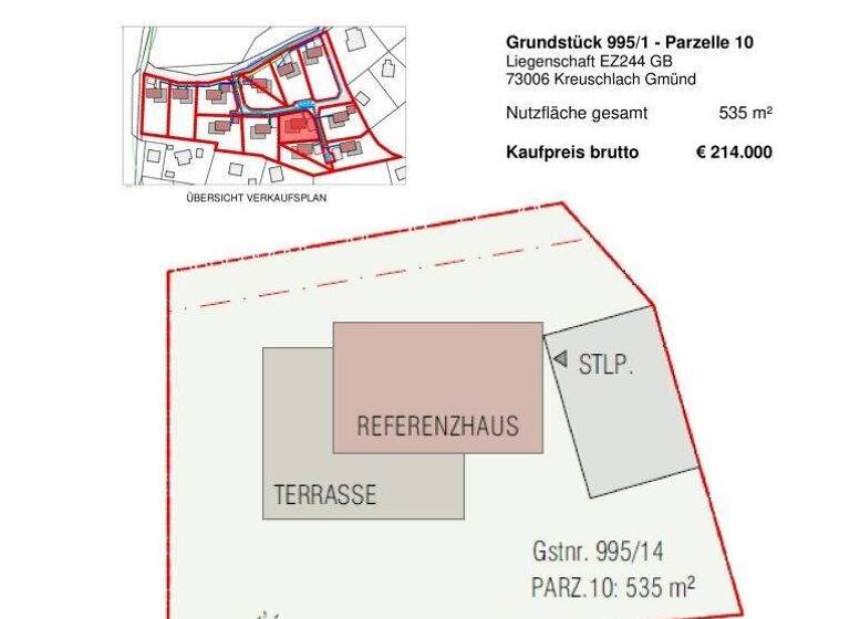 Grundstück zum Kauf 220.000 € 535 m² Grundstück Stubeck Sonnalm 9853
