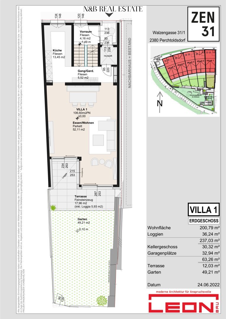 Villa zum Kauf 2.200.000 € 5 Zimmer 200,8 m²<br/>Wohnfläche 174,2 m²<br/>Grundstück Walzengasse 31 Perchtoldsdorf 2380