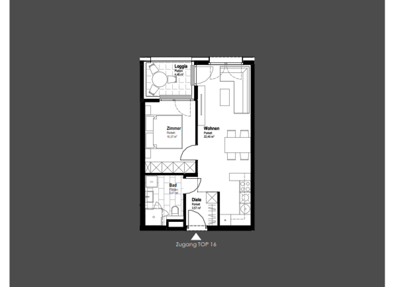 Wohnung zum Kauf 230.900 € 2 Zimmer 41,5 m² 1. Geschoss Schwechat 2320