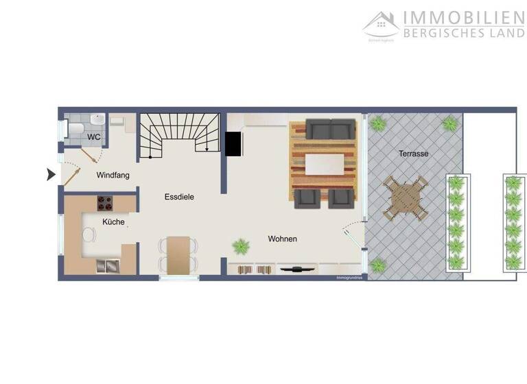 Reihenendhaus zum Kauf 329.000 € 5 Zimmer 156 m² 268 m² Grundstück frei ab sofort Wiehagen Hückeswagen 42499