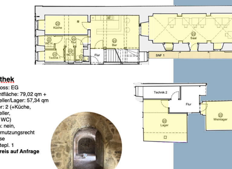 Restaurant zum Kauf provisionsfrei 135 m² Gastrofläche Marktstraße 60 Ostheim Ostheim vor der Rhön 97645