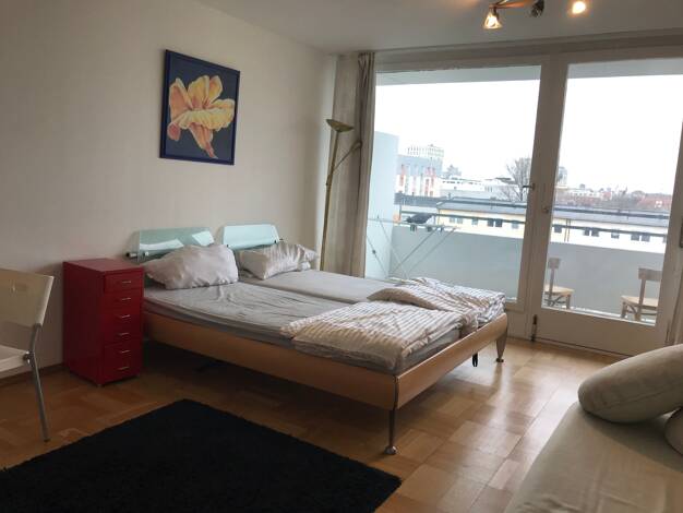 Studio zur Miete Wohnen auf Zeit 1.500 € 1 Zimmer 35 m² frei ab sofort Schwabing-West München 80804