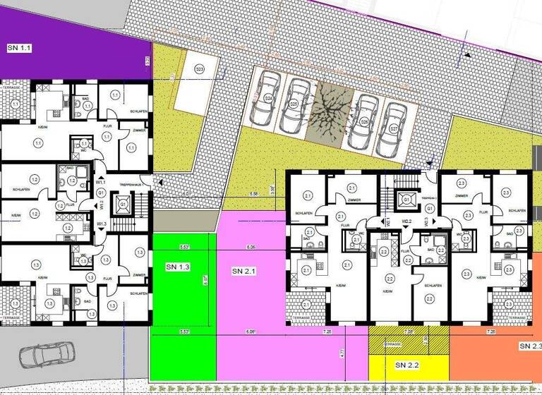 Wohnung zum Kauf - Erstbezug 300.000 € 2 Zimmer 52,9 m² EG Öschingen Mössingen / Öschingen 72116
