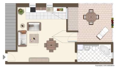 Wohnung zur Miete 300 € 1 Zimmer 60 m² Dachgeschoss frei ab sofort Niederbobritzsch Bobritzsch-Hilbersdorf 09627