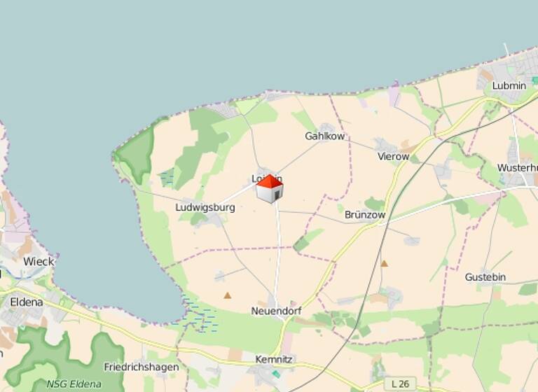 Freizeitgrundstück zum Kauf 99.190 € 764 m² Grundstück Loissin 17509