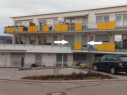 Terrassenwohnung zur Miete 620 € 1,5 Zimmer 48 m² Geschoss -1/2 frei ab sofort Lehmgrube Mönsheim 71297